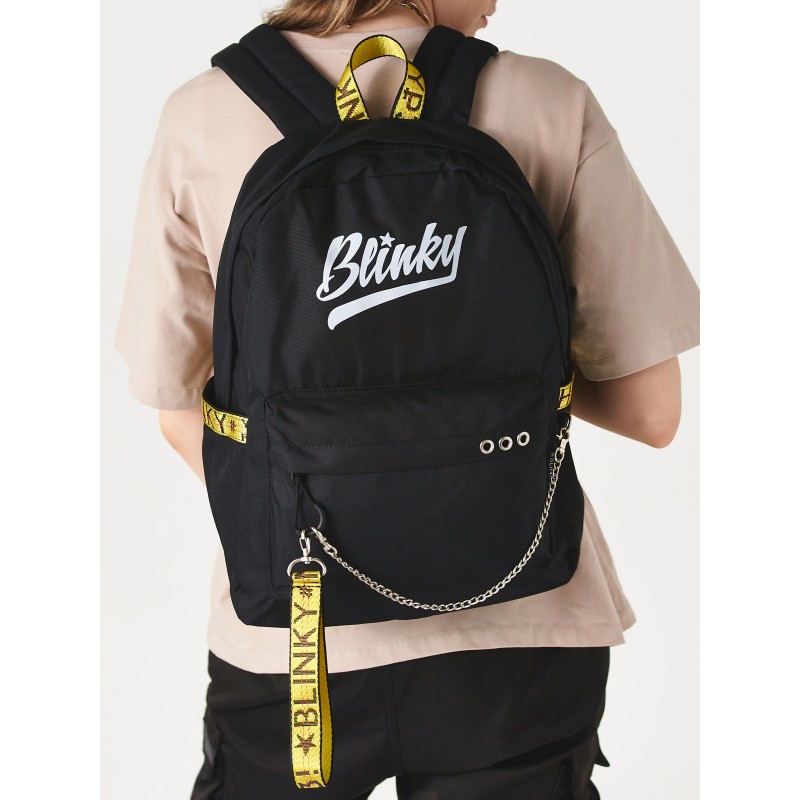 Blinky / Рюкзак «Blinky» чёрный с желтым