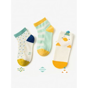 Набор детских носков «Утёнок» в мягкой упаковке, 3 пары