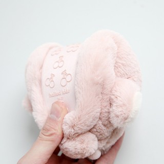 Тапочки детские «Мышки» розовые с задником