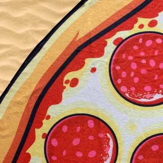Пляжное покрывало "Пицца"