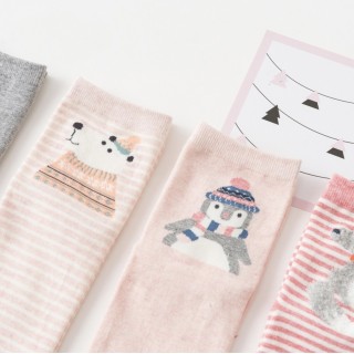 Набор детских носков «Зимний заяц», 4 пары