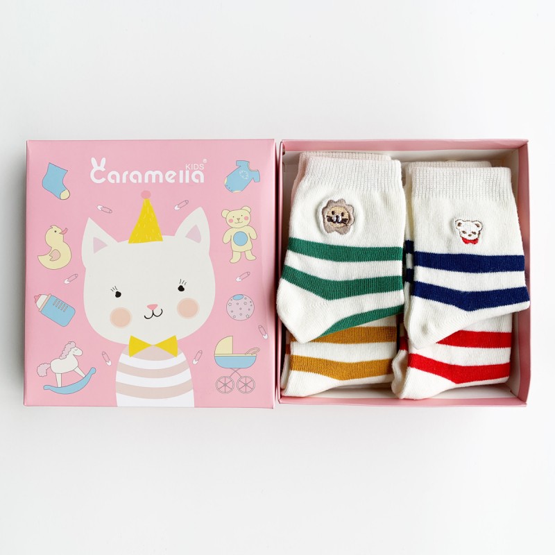 Caramella / Набор детских носков «Котенок-6», 4 пары