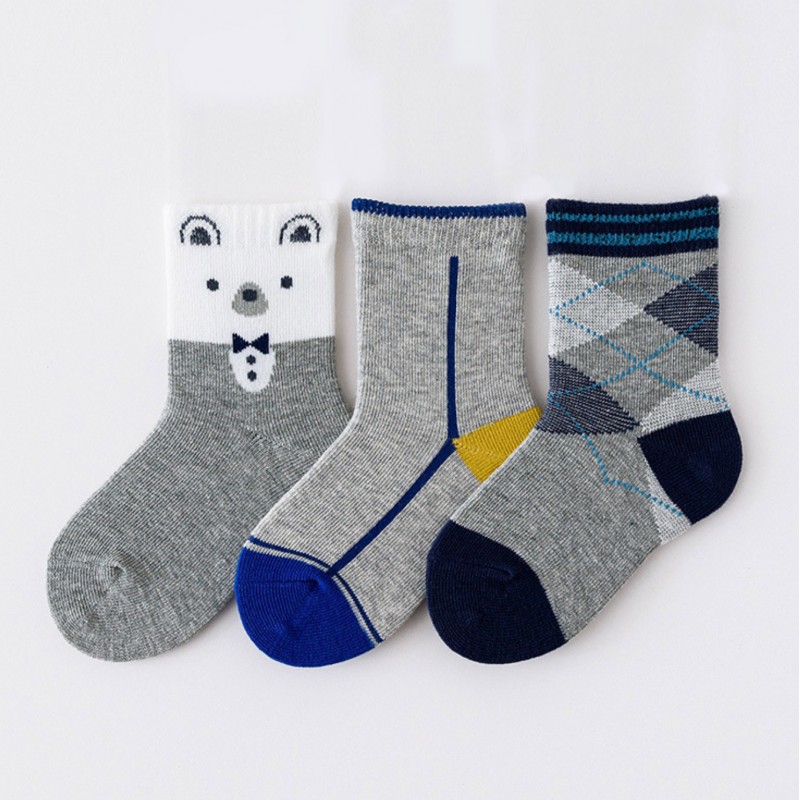 Caramella / Набор детских носков «Медвежонок» в мягкой упаковке, 3 пары